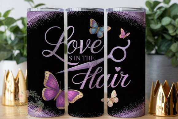 Glam Purple Hair Love 20oz Tumbler Wrap Review