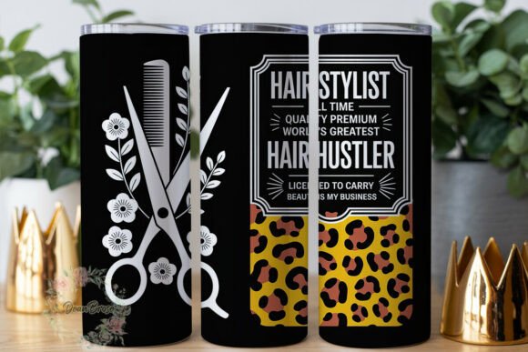 Hair Stylist Leopard Print Tumbler Wrap Review