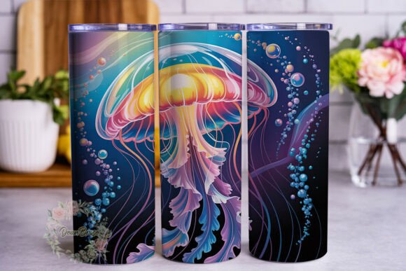 Magical Bioluminescent Jellyfish Tumbler Graphics & Wraps Review