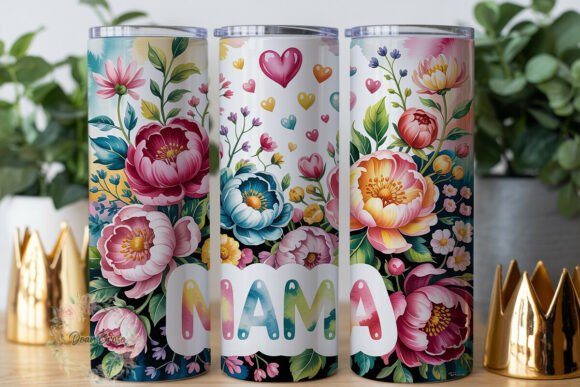 Mother's Day Floral MAMA Tumbler Graphics Review