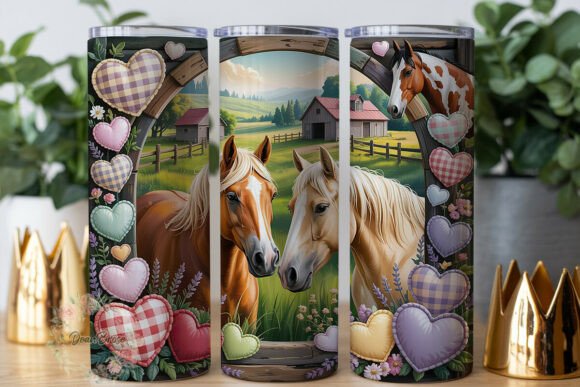 Rustic Horse Love: Tumbler Wraps & Graphics Review